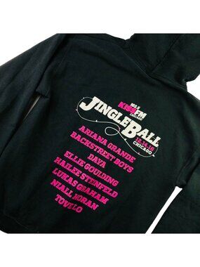2016 iHeart Radio Men's Jingle Ball Concert Hoodie Sweatshirt Black • Medium